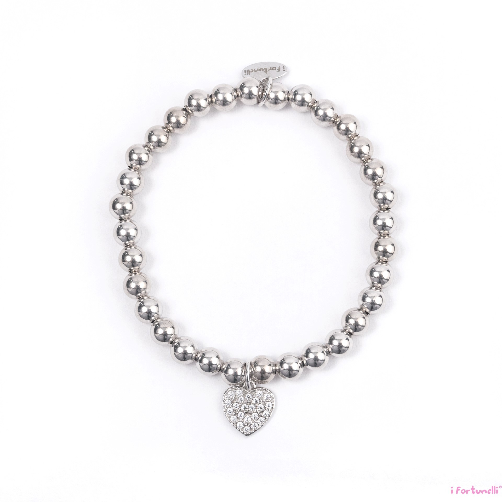 Bracciale Argento Bambina con sfere da 6 mm - I Fortunelli